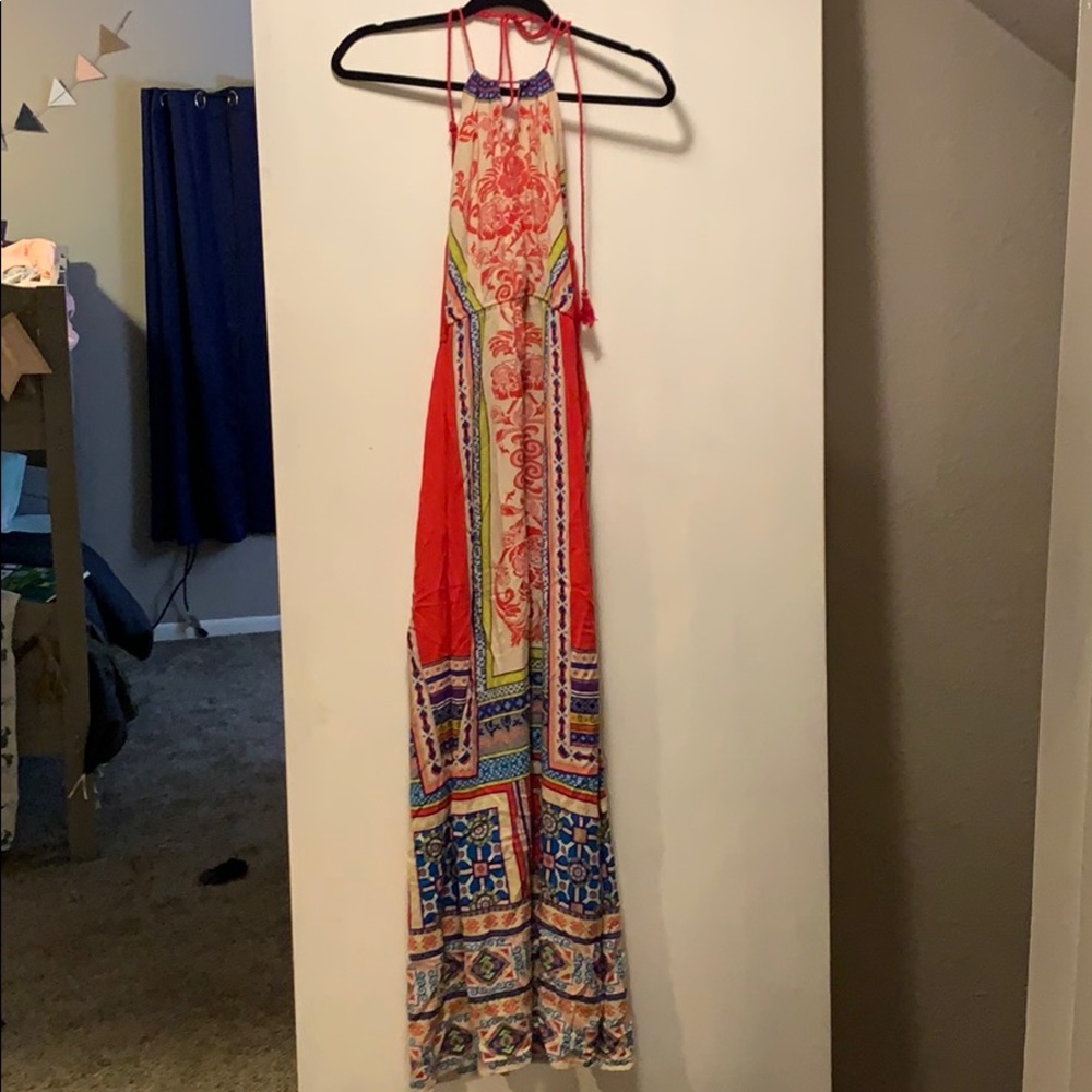 Flying Tomato Halter Maxi Dress